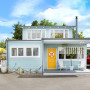 House exterior featuring Resene Raindance