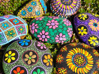 Painting happiness one rock at a time Painting happiness one rock at a time