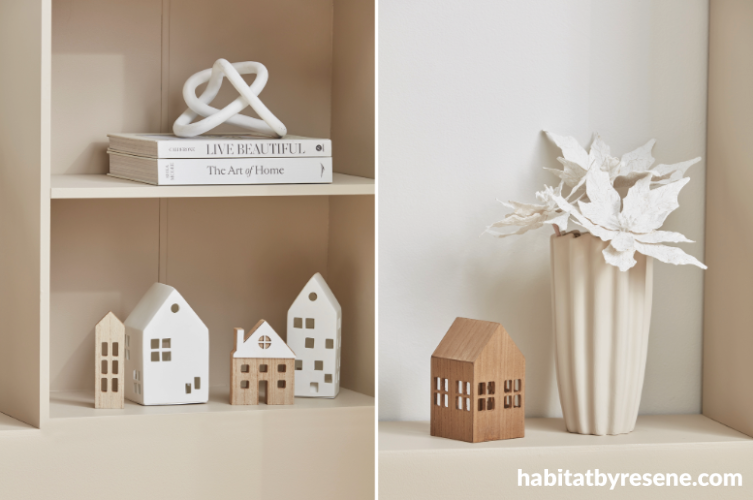 Christmas decor setting