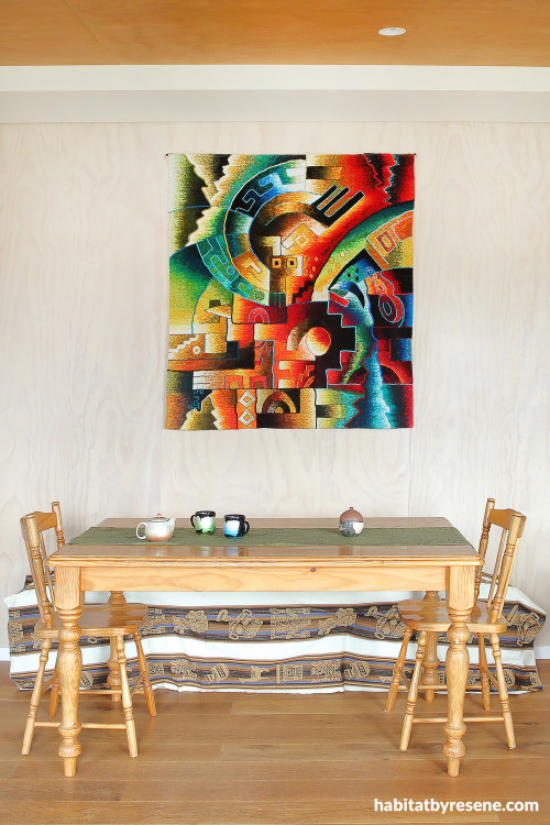 Dining room painted with Resene Colorwood Rock Salt