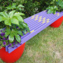 Outdoor garden bench