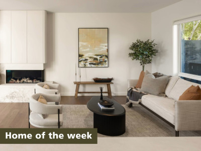 Clever design and soft tones for a compact home Clever design and soft tones for a compact home