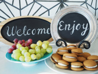 Try these fun, easy DIY platter signs for summer entertaining