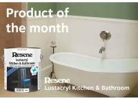 Product of the Month – Resene Lustacryl Kitchen and Bathroom